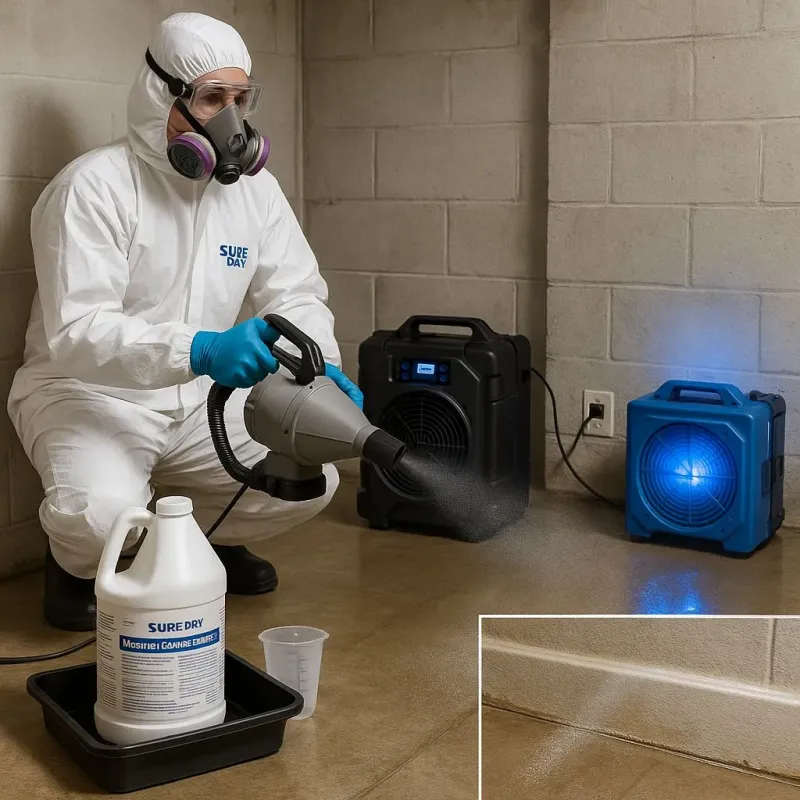 Sanitization and Odor Removal process in Meriden, CT