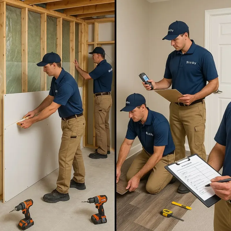 Repairs and Reconstruction process in Meriden, CT
